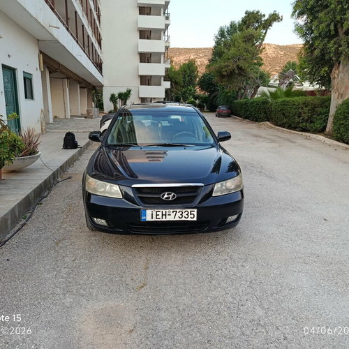 Hyundai Sonata 2.4L 2006 used, manual, blue sedan