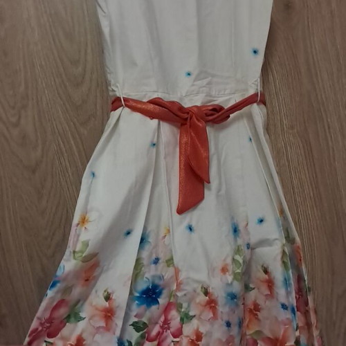 Babylon girls' dress like new, 12 years, cotton, multicolor