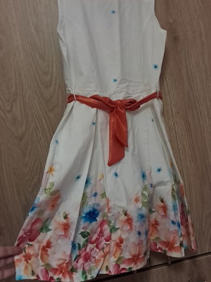 Babylon girls' dress like new, 12 years, cotton, multicolor