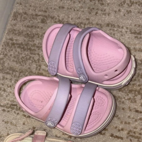 Crocs baby size 20 EU like new, lilac pink