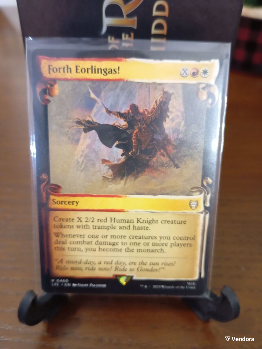 forth eorlingas mtg card Eorlingas! Whenever one or more creatures you control deal combat damage to one or more players this turn Forth Eorlingas! - #1 Ultimate