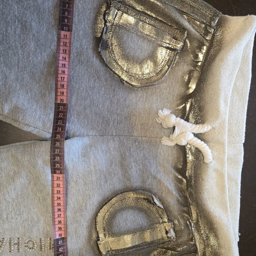 Michael Kors sweatpants like new, cotton, gray and gold