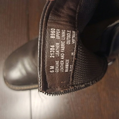 Timberland ankle boots used, brown leather, size 37