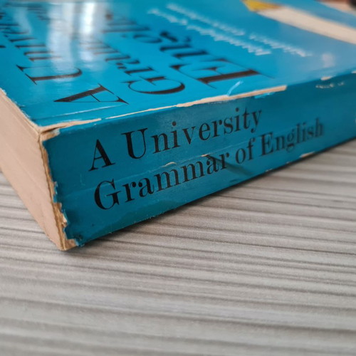 Book A University Grammar of English used, Randolph Quirk - Sidney Greenbaum