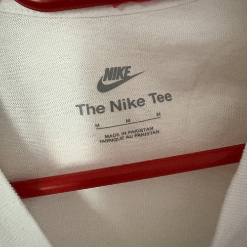 Nike T-shirt new, men's size M, white cotton