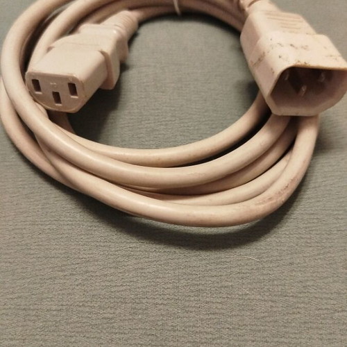 Power cables and extension used, 2 meters, set of 3 pieces