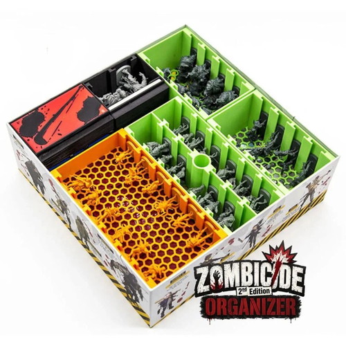 Zombicide 2nd Edition Board Game Organizer New, Fits Sleeved Cards