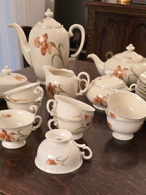 Vintage KPM Germany porcelain set Prinzess series like new, 33 pieces