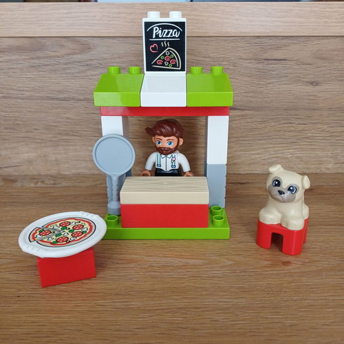 Lego Duplo Pizza Stand like new, 18 pieces, code 10927