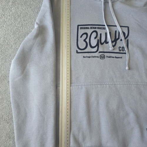 3Guys Hoodie like new, gray, Greek made