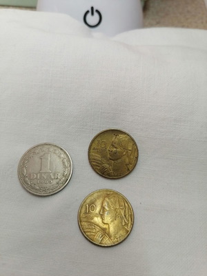 Yugoslav dinars 1965 and 1955