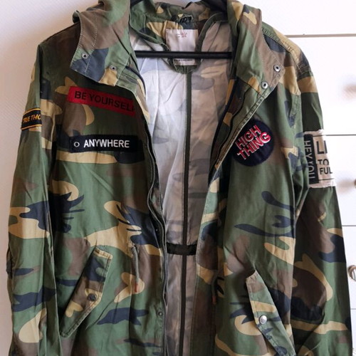 Jacket Zara military style like new, size 164-168 cm