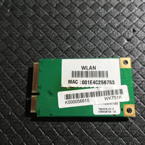 Atheros AR5BXB63 mini-PCIe wireless network card used