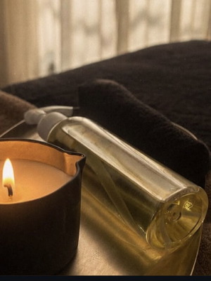 Kerasoy massage candle premium soy wax, new
