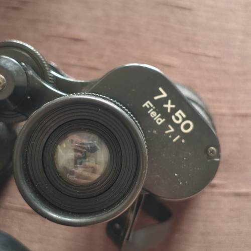 Vintage Starlux 7x50 Field 7.1 Binoculars used, made in Japan