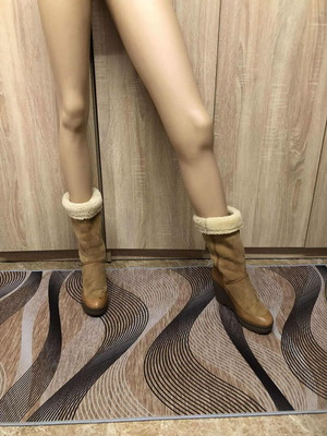 Ash women's boots like new, suede and leather, size 39