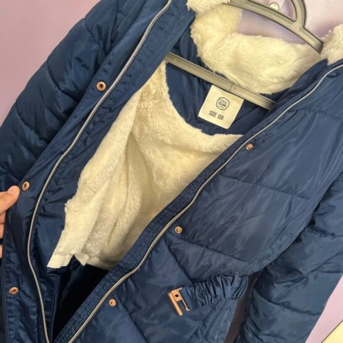 Winter jacket like new, blue, few times worn