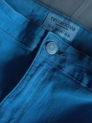 Skinny baby blue pants like new, size XS 34 6