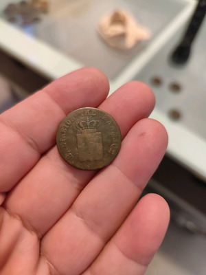 Othon 5 Lepta 1849 used