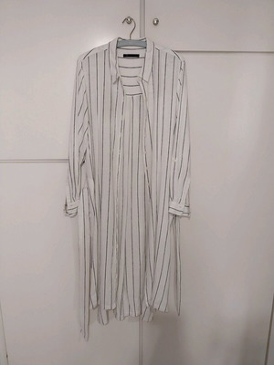 Επαναφόρι φόρεμα M&S Collection λινό σαν καινούργιο, μπλε ρίγες