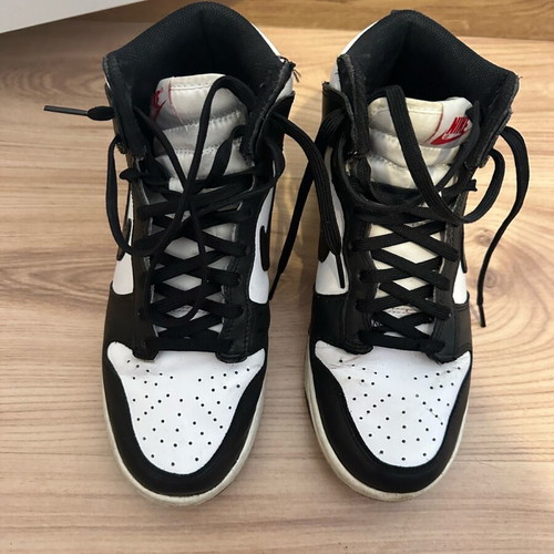 Nike Dunk Panda High used, size 38.5