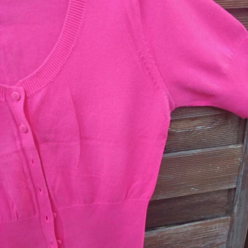 Cardigan Promod like new, size S, fuchsia