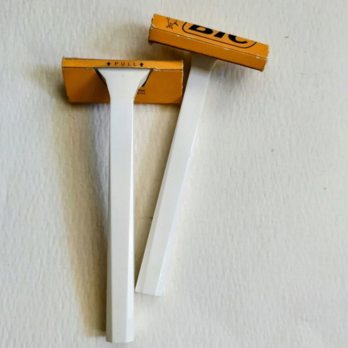BIC collectible retro single-blade razors sealed 1975, new