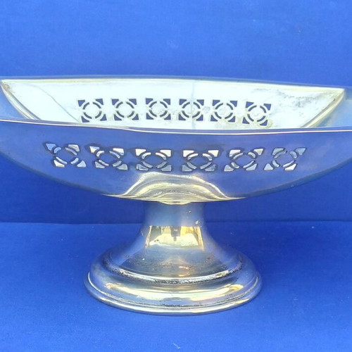 Crusader Large Silver-Plated Bowl used, vintage Australian 1930s
