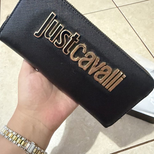 Just Cavalli wallet like new, black