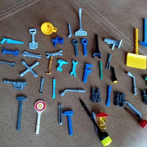 Playmobil tools like new, accessory set