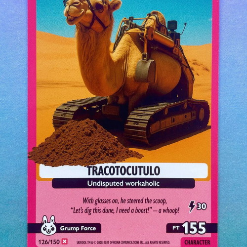 Tracotocutulo Card #126 Italian Brainrot Psychedelic Universe new