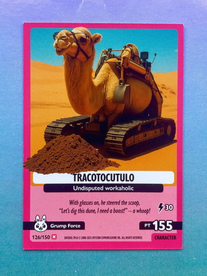 Tracotocutulo Card #126 Italian Brainrot Psychedelic Universe new
