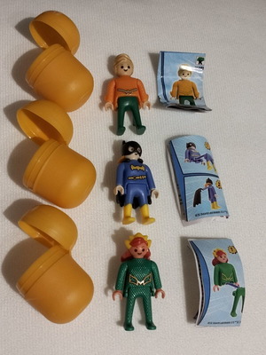 Playmobil DC Heroes Kinder set with Aquaman, Mera & Batgirl