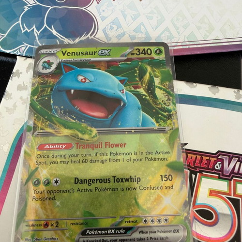 Venusaur EX Mew EN 003/165 new Pokémon card