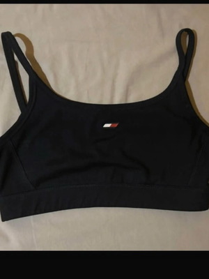 Tommy Hilfiger Sports Bra like new, black and blue, size S
