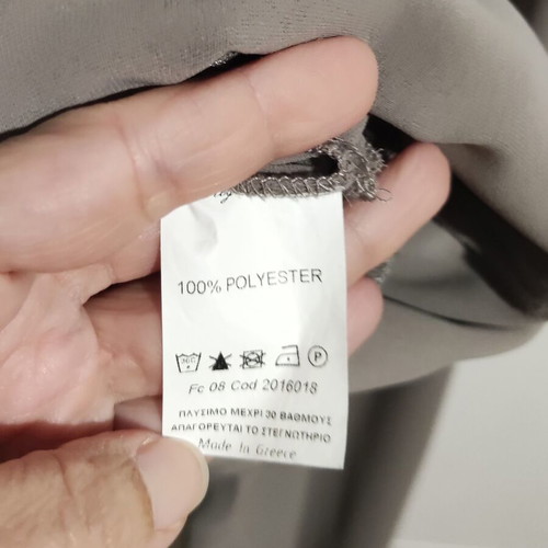 Regalinas one-piece jumpsuit like new, grey and beige with belt