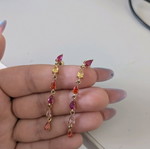 Earrings long, new