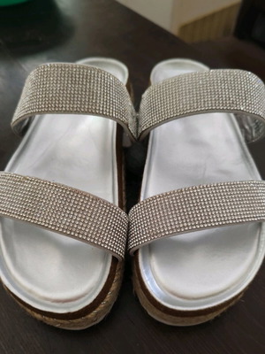 Sparkly mules new, size 40, unworn