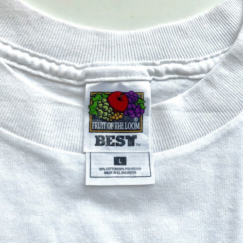 T-shirt PUERTO RICO Fruit of the Loom men's size L new white