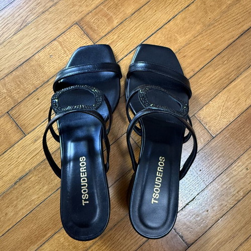 Sandals new, size 37, black