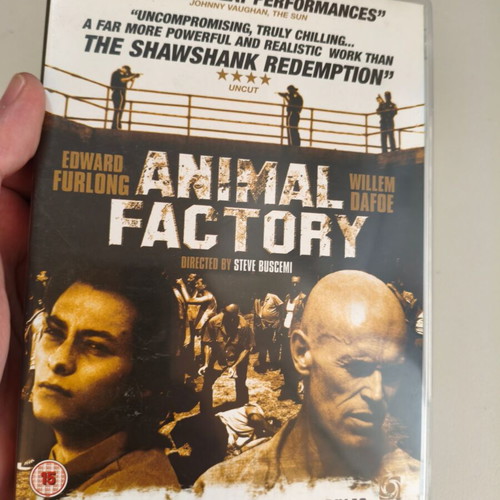 Animal Factory DVD like new, crime adventure with William Dafoe
