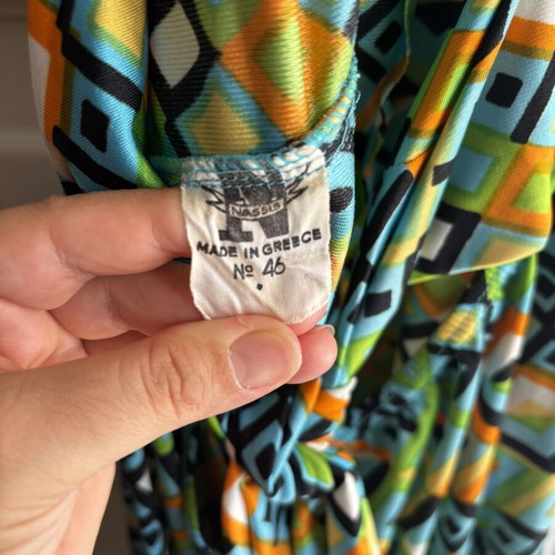 Halter dress Y2K by Nassis, like new, multicolor, size XXXL