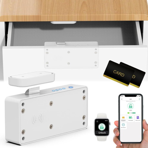 Smart Cabinet Lock with Hidden RFID and Bluetooth