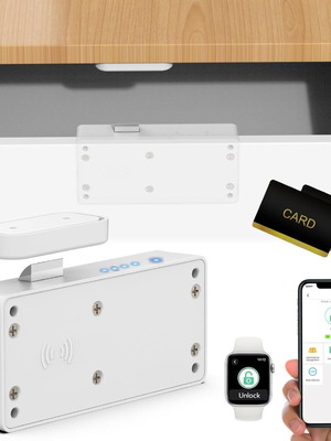 Smart Cabinet Lock with Hidden RFID and Bluetooth
