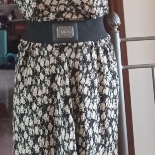 Attrattivo long skirt new, size M, black multicolor