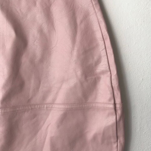 Mini skirt dusty pink polyurethane New Look new size 40