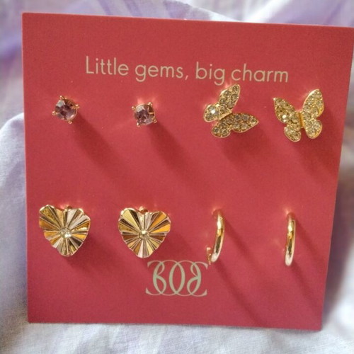 Earrings new, multicolored