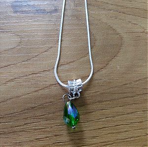Green style necklace
