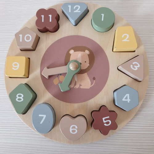 Wooden Puzzle Clock like new