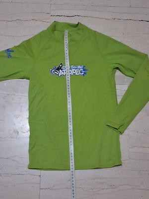Boys' sea shirt, age 7-8, green